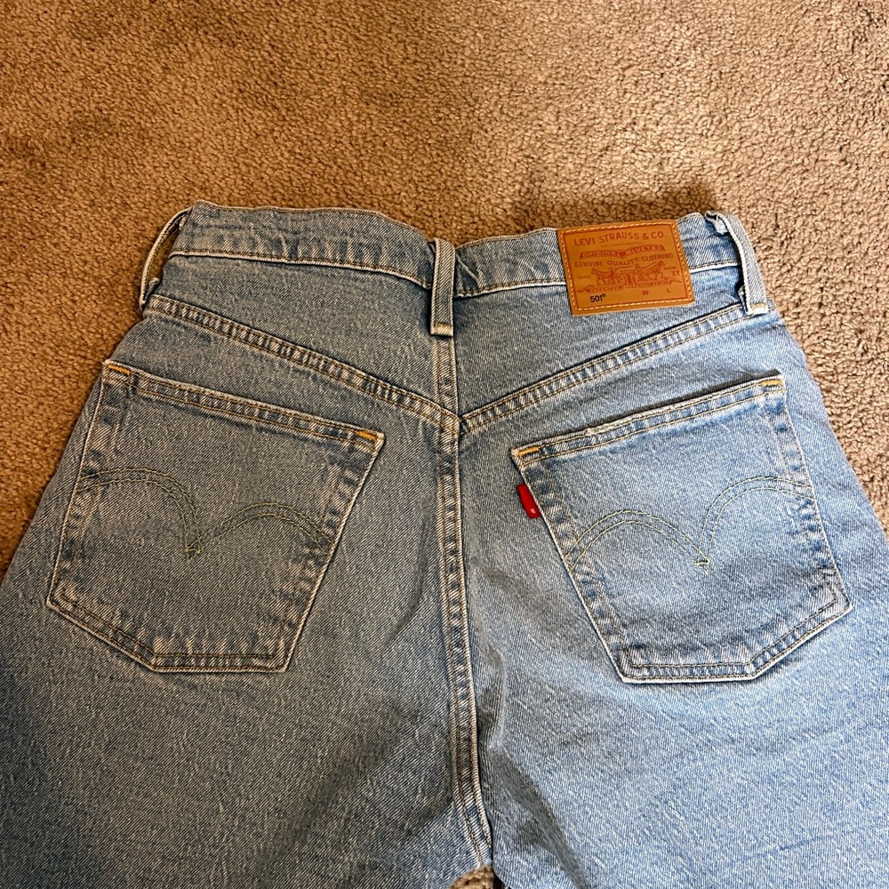 Levi's Blue Jean Shorts with Classic Design